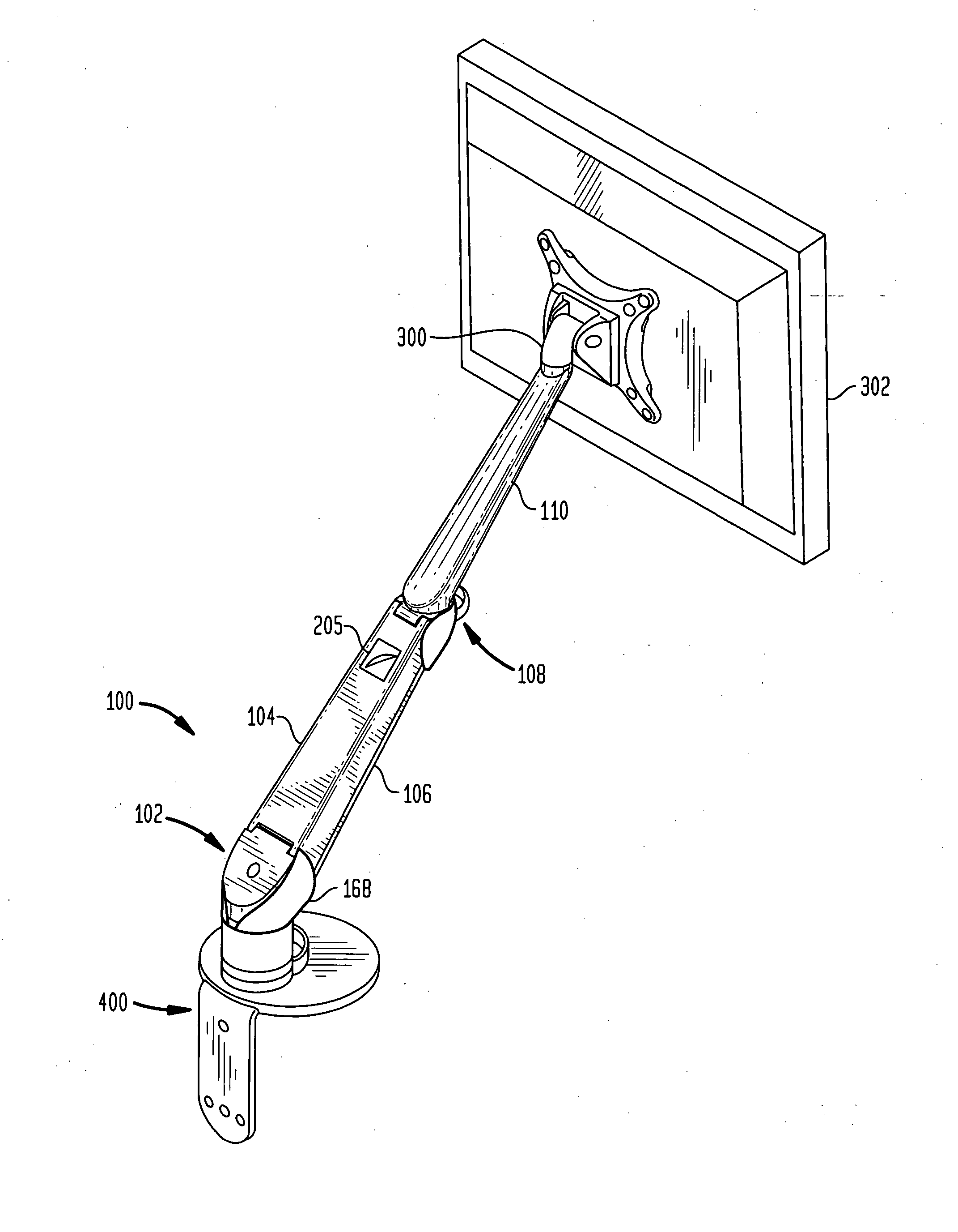 Angled mini arm having a clevis assembly