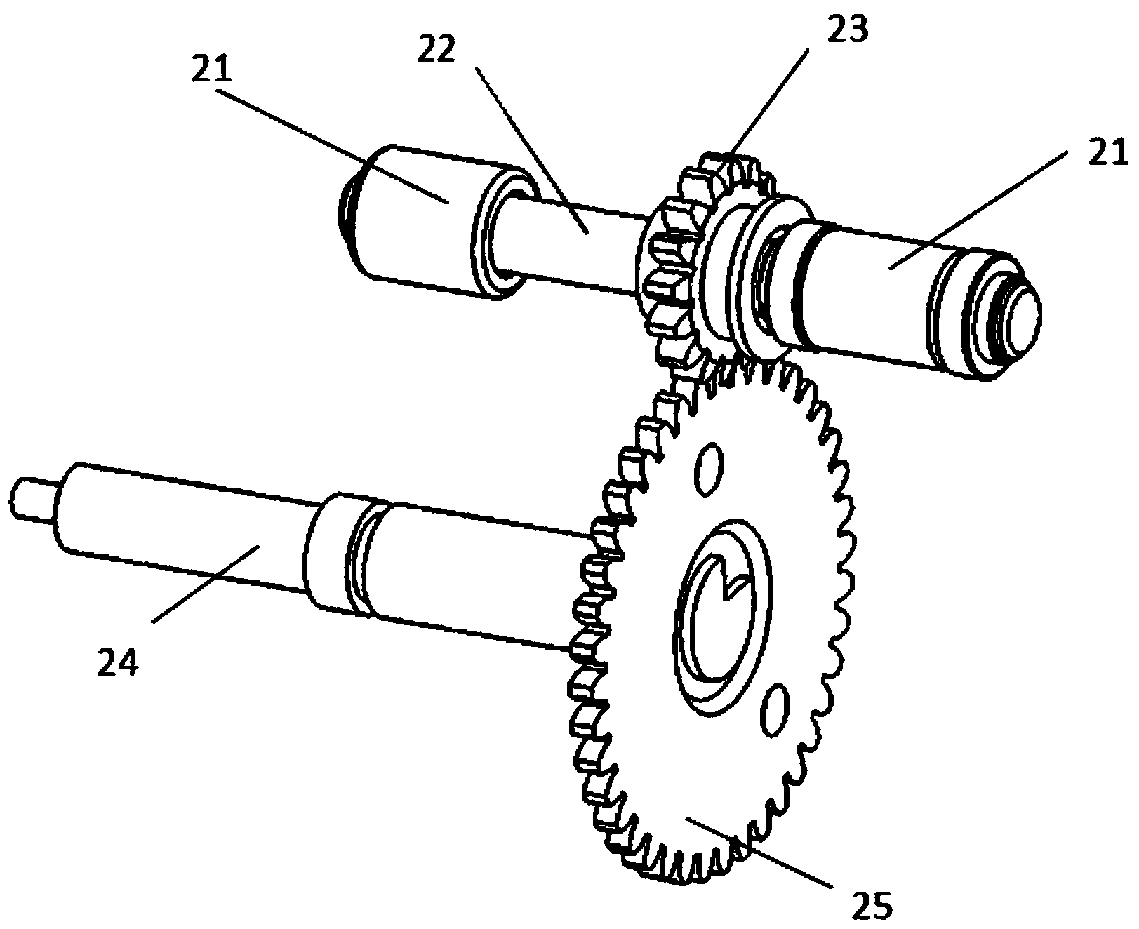 Robot rotational joint driving device and method