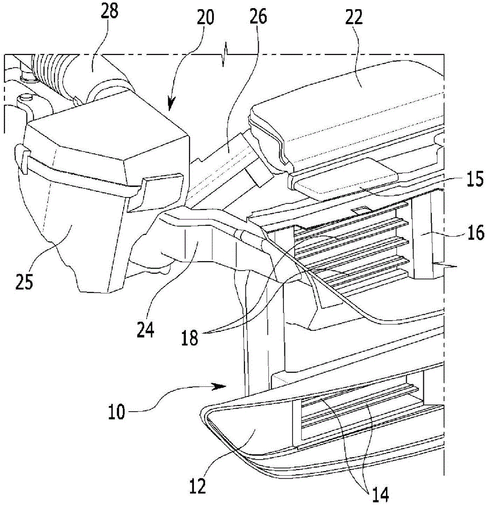 Airflow guiding system for vehicle