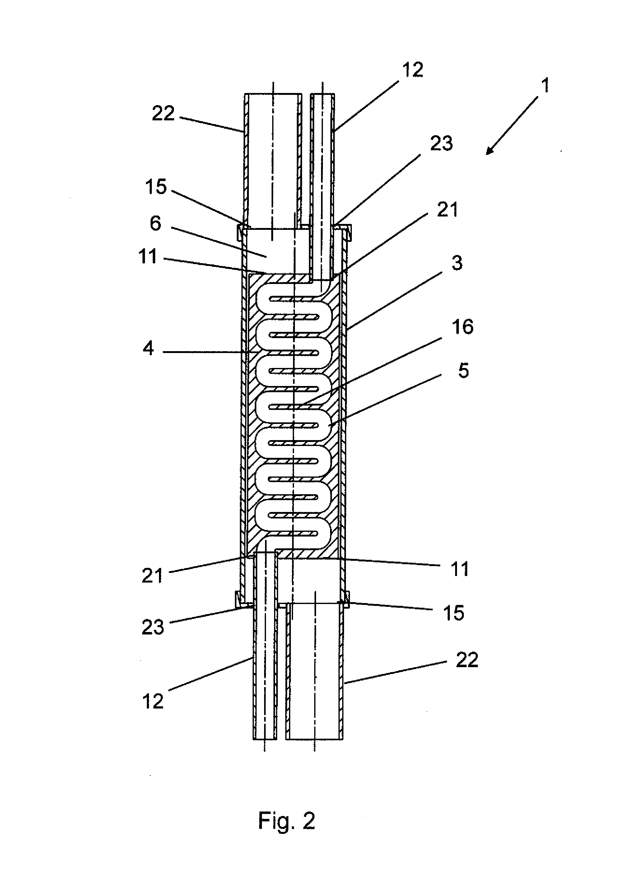 Internal Heat Exchanger for an Air Conditioning System
