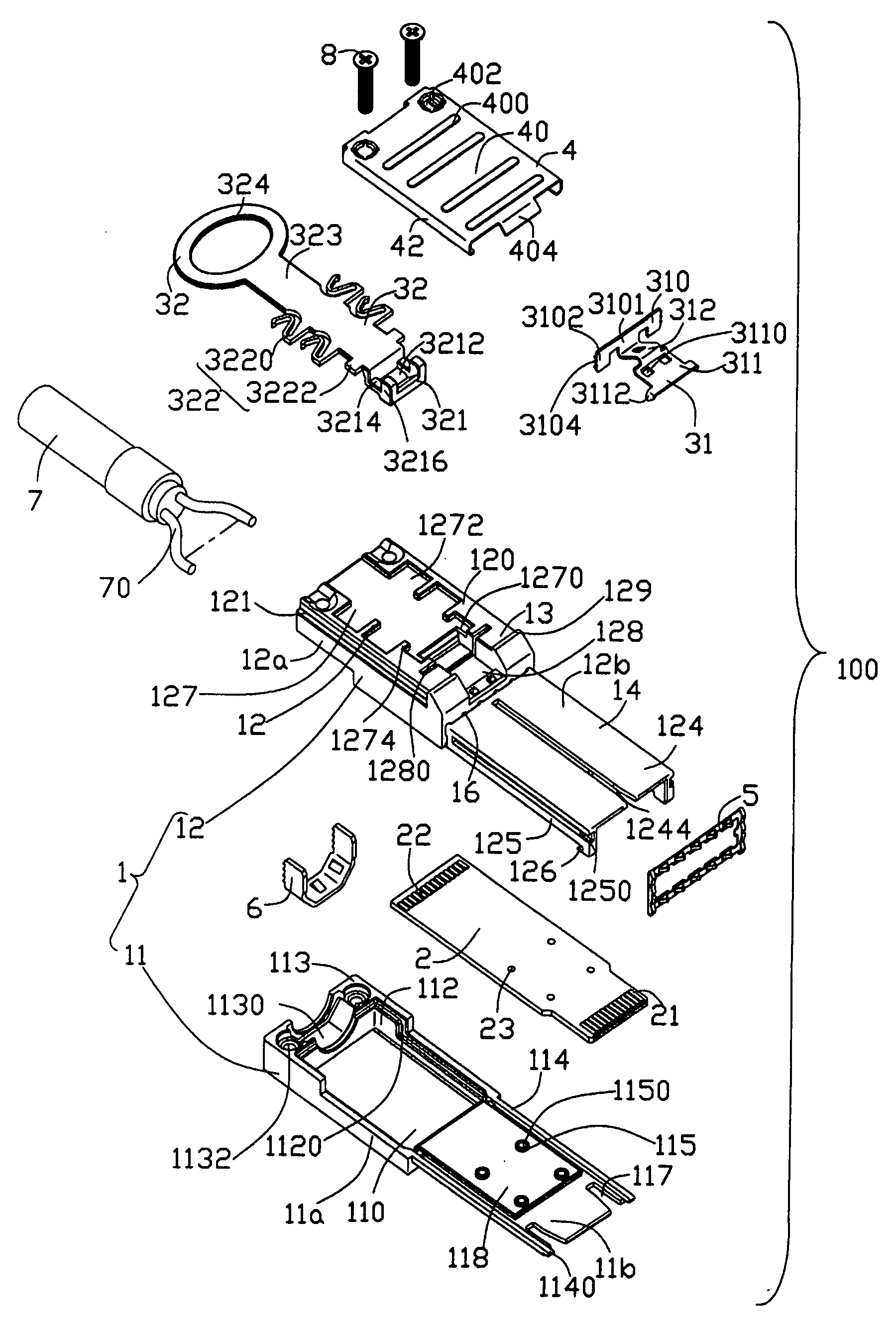 Plug connector with latching mechanism