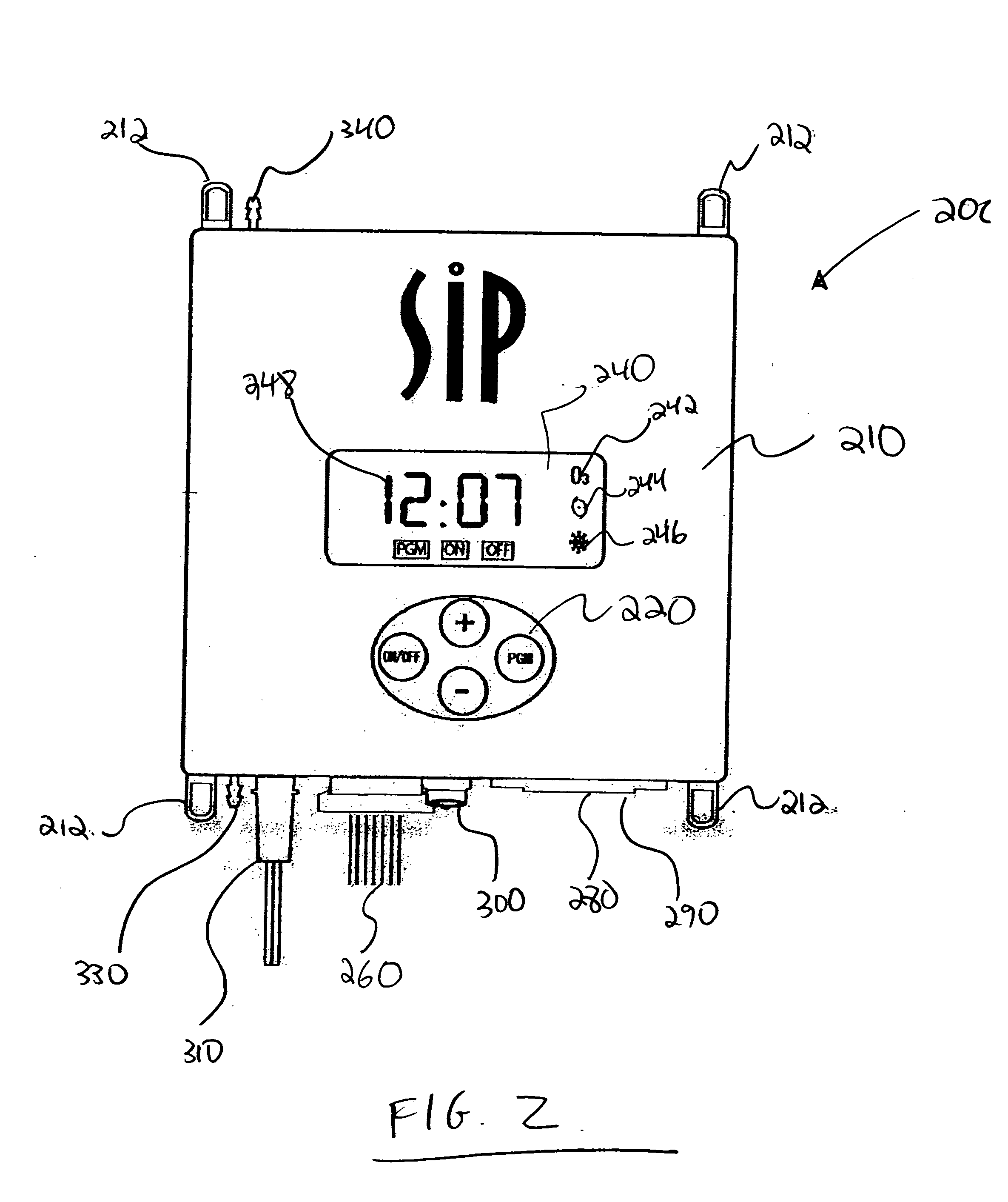 Method and apparatus for programably treating water in a water cooler