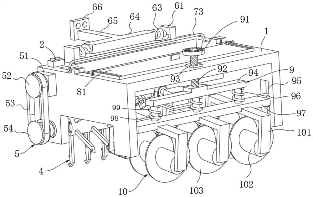 Weeding and soil loosening integrated agricultural device and using method