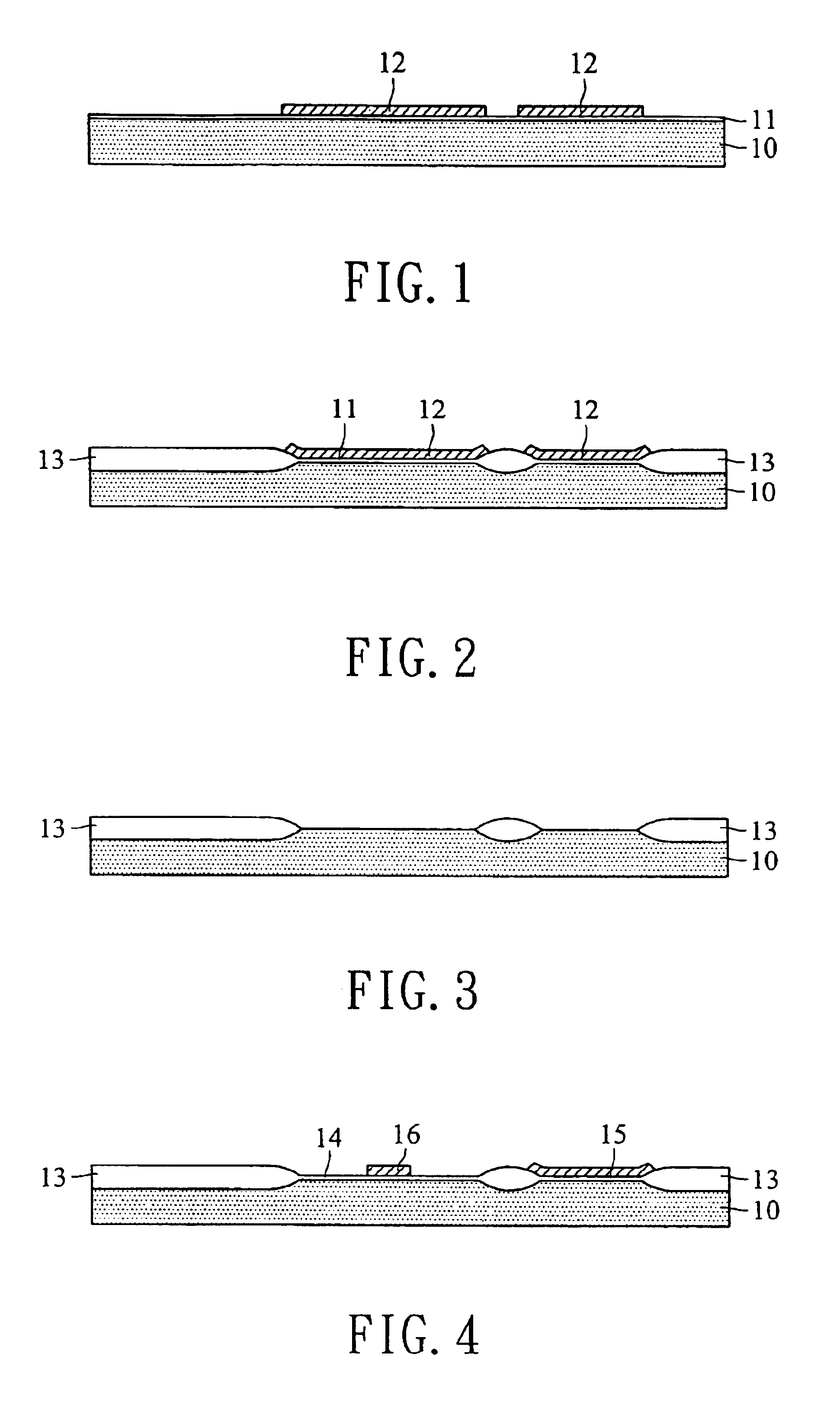 Metal oxide semiconductor field effect transistors (MOSFETS) used in ink-jet head chips and method for making the same