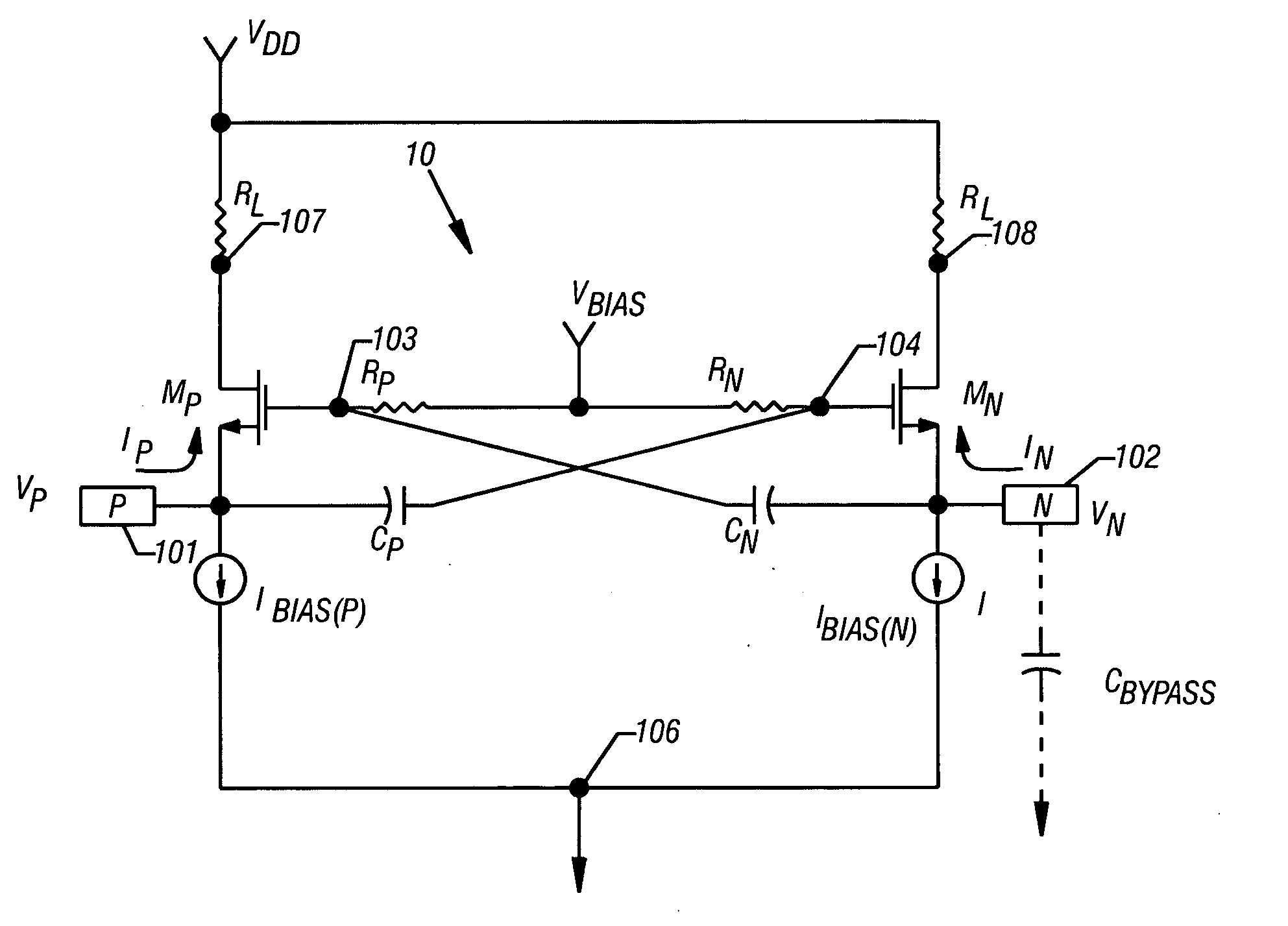 Differential/single-ended input stage