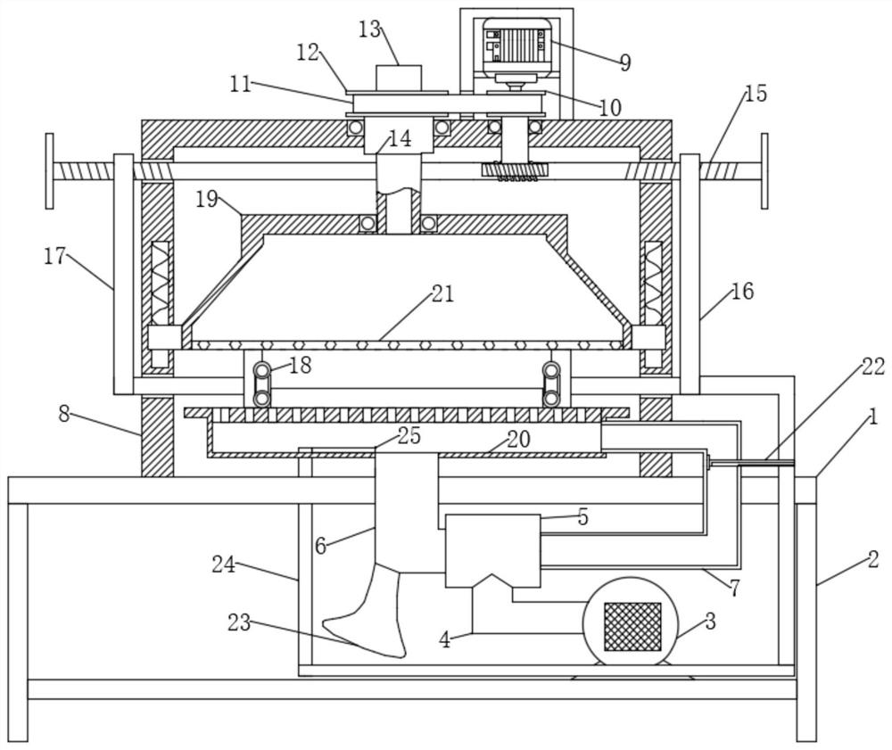 Glass plate tempering device utilizing contact method