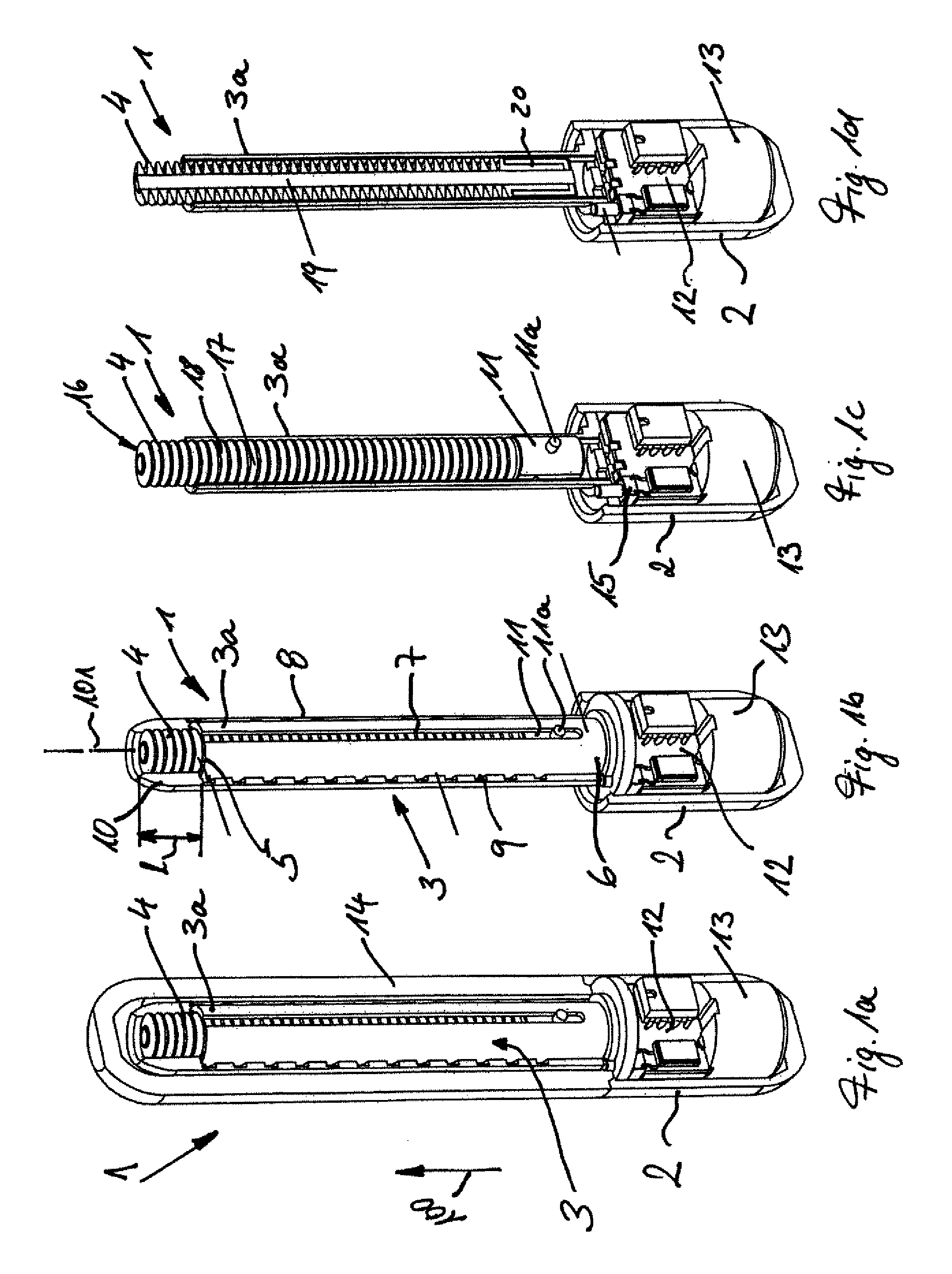 Applicator, in particular mascara applicator, pigment compound stick therefor, and cosmetic product