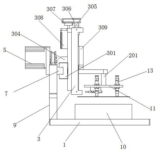 Efficient feeding transmission device suitable for stacking wafers