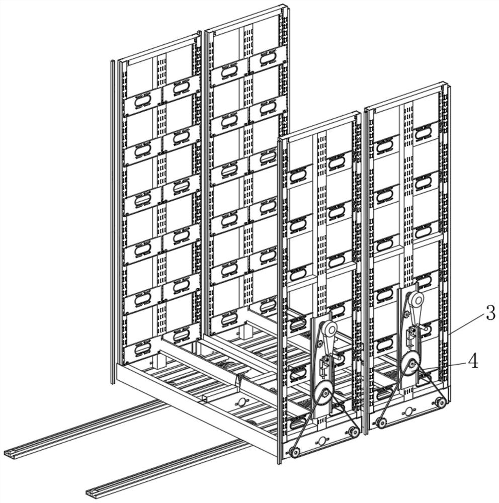 A compact rack chassis with anti-vibration locking function