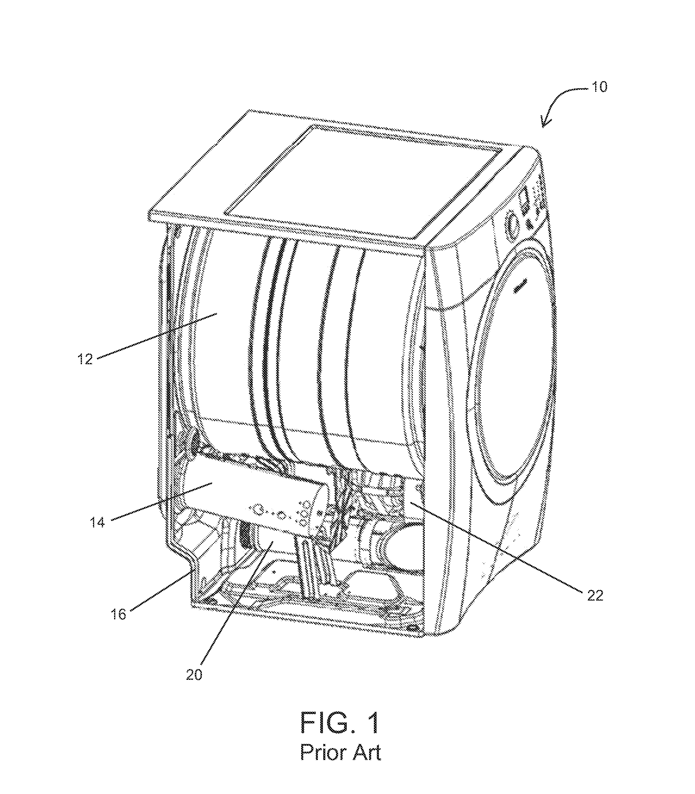 Vented Dryer With Modular Heat Pump Subassembly