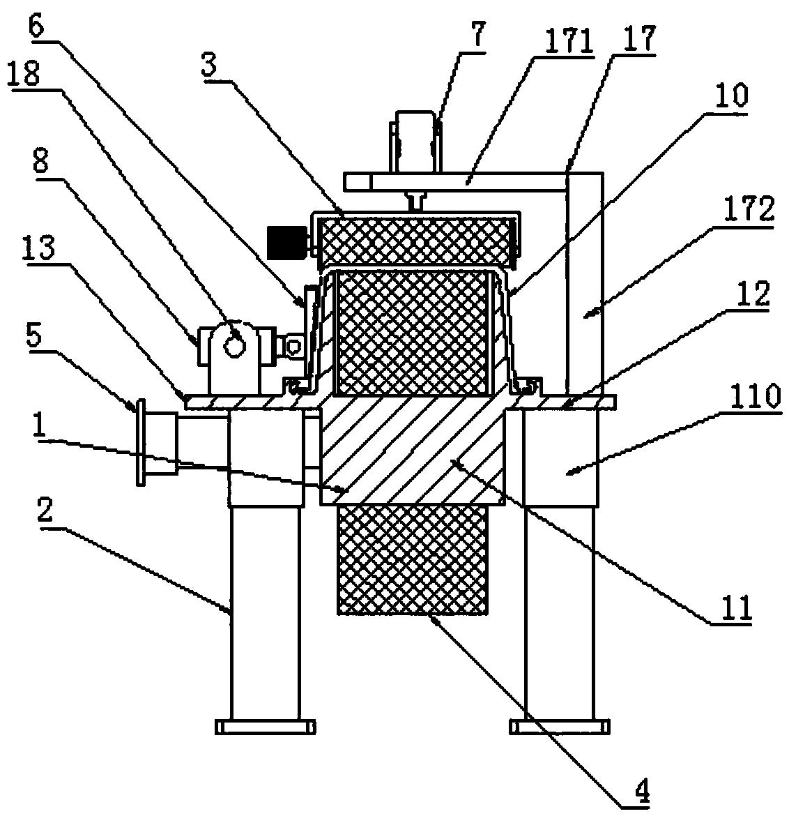 Figured steel low temperature correcting device and using method thereof