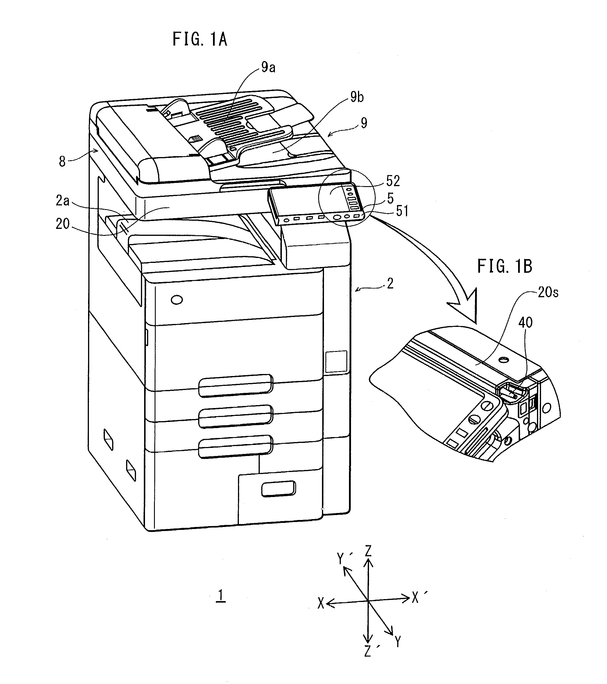 Image forming apparatus storing a stylus pen