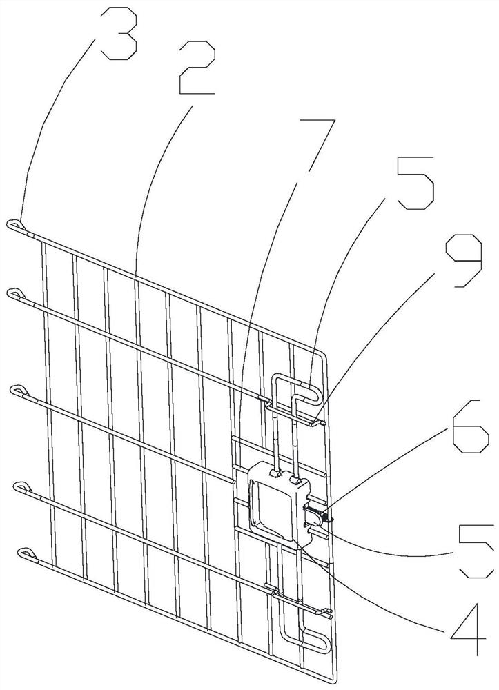 Door lock structure of pet cage