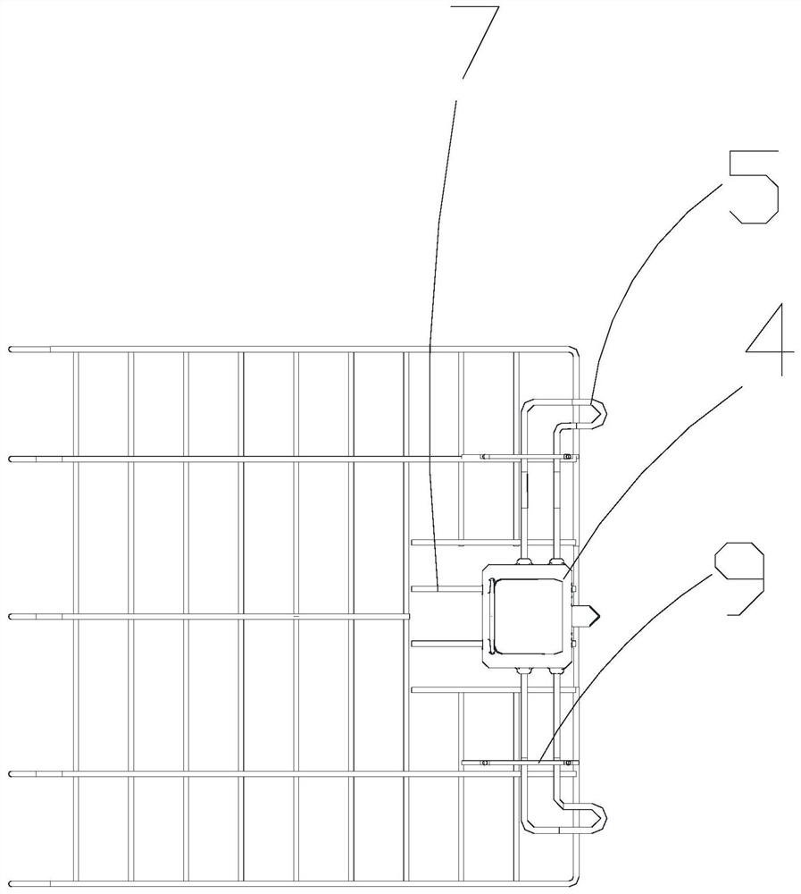 Door lock structure of pet cage