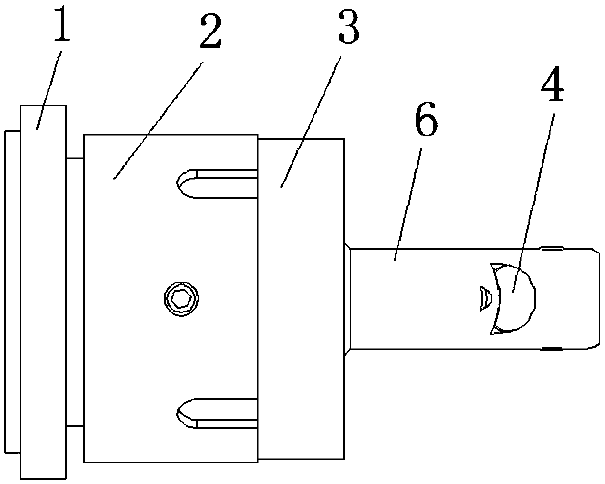 Ultrasonic cutter head for machining small holes and application of ultrasonic cutter head