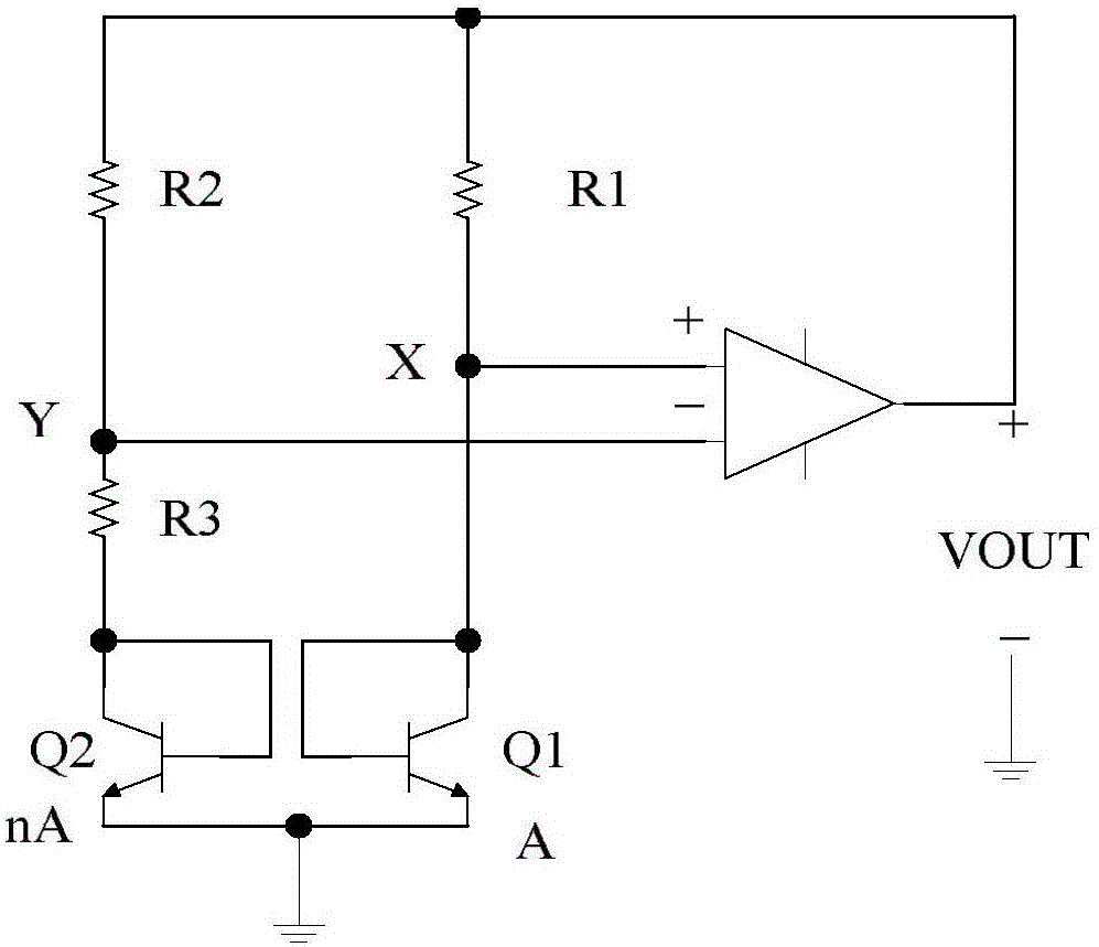 Voltage reference source circuit with ultra-low power consumption and high power supply rejection ratio