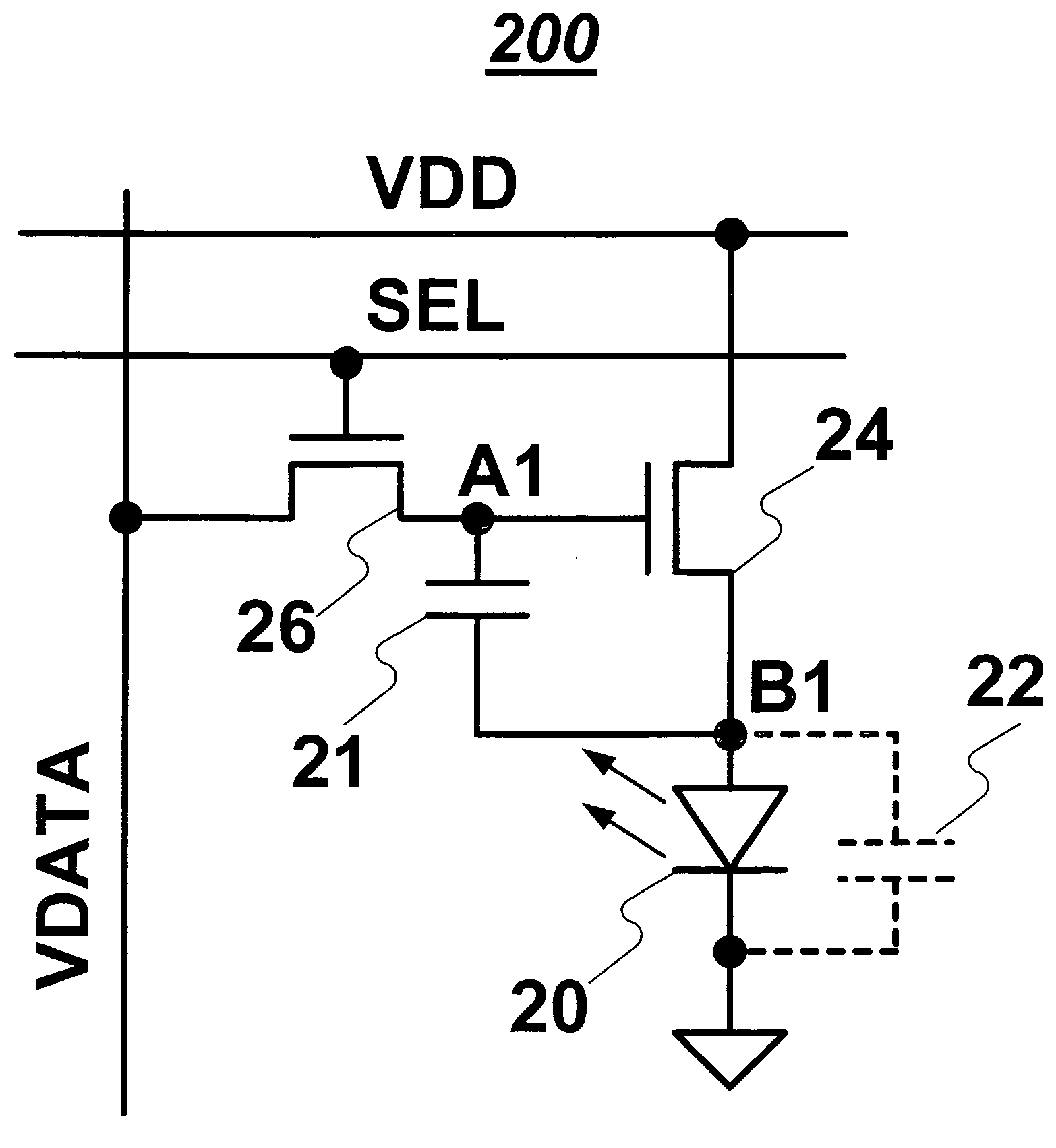 Method and system for programming and driving active matrix light emitting devcie pixel