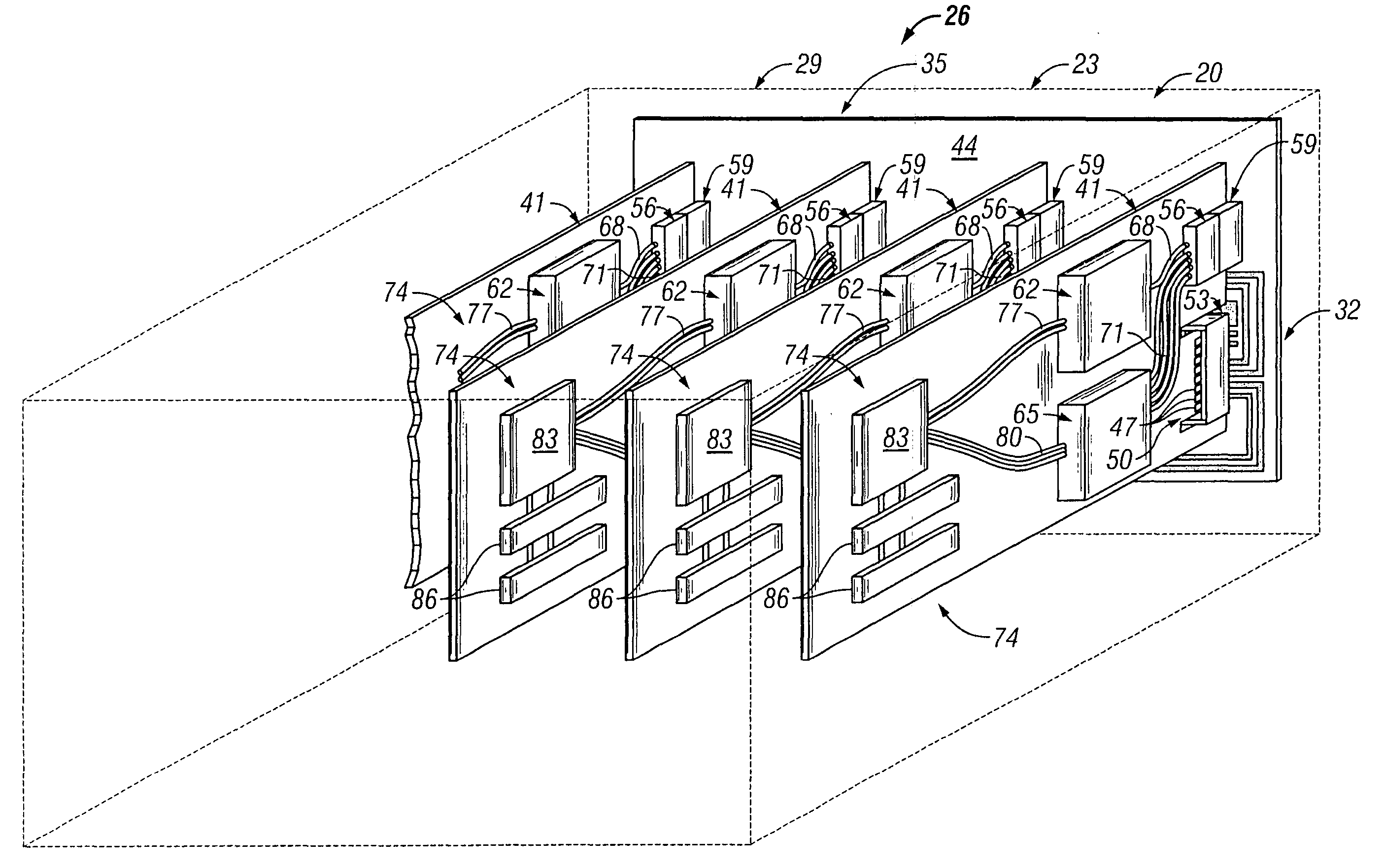 Optical interconnect system and method of communications over an optical backplane