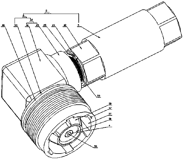 Bent radio frequency coaxial connector