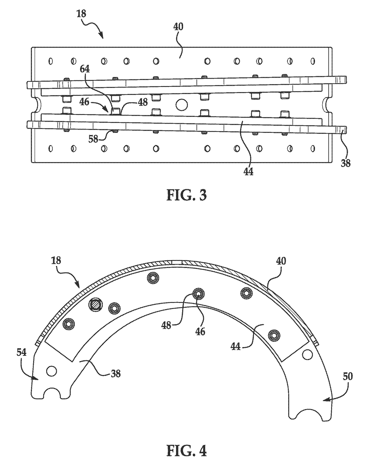 Noise dampening brake shoe for a drum brake