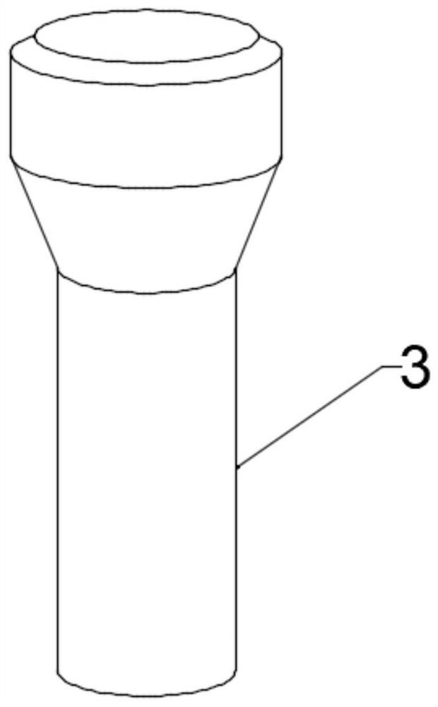 A hole sowing mechanism and vegetable seed sowing device