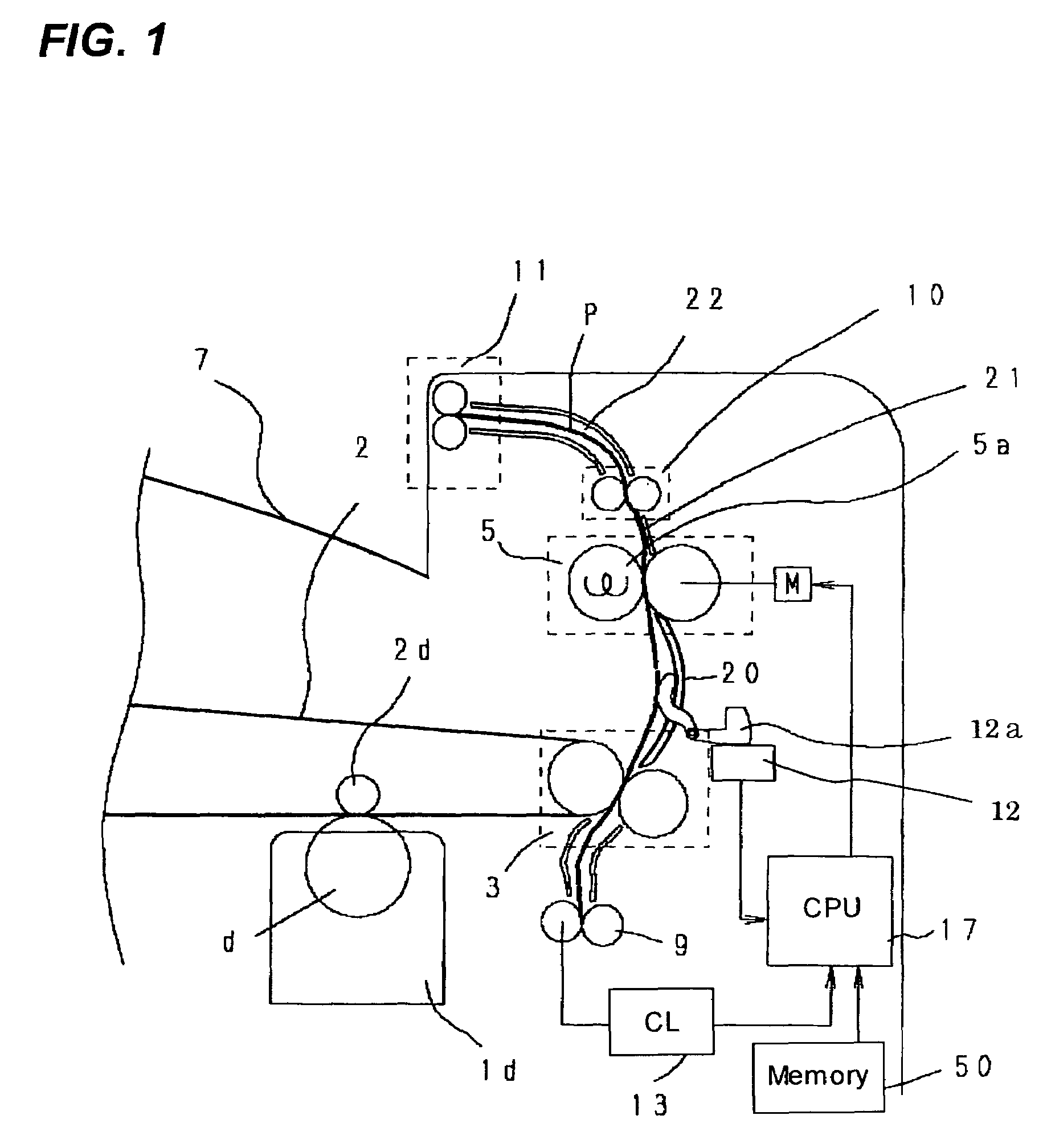Image forming apparatus with conveyance speed control based in part on loop detection