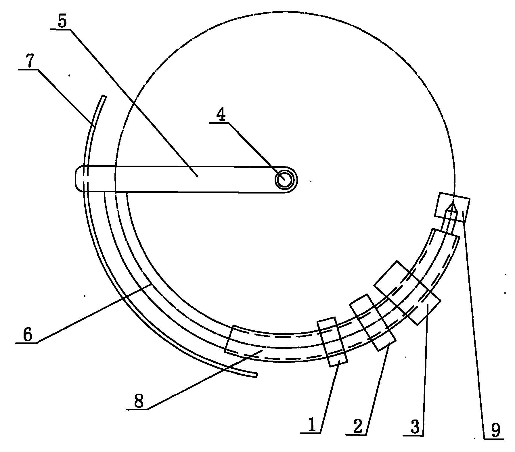 Antiseptic operation system of hot bending bent pipe and operation method thereof