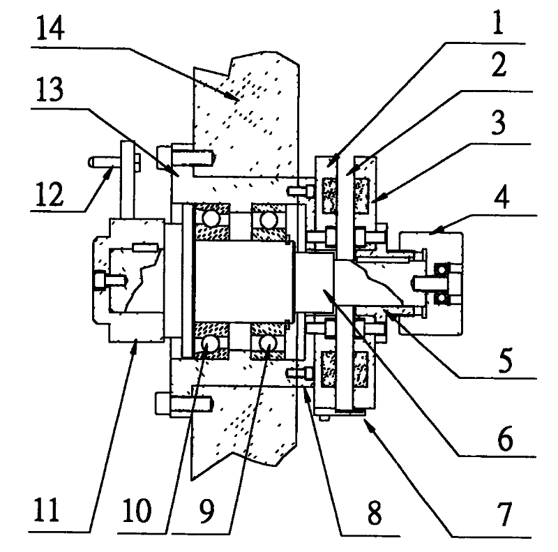 Cage twisting machine wire barrow paying out tension controlling method and apparatus