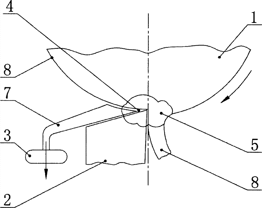 Method for prolonging service life of tool and reducing cutting resistance in metal cutting