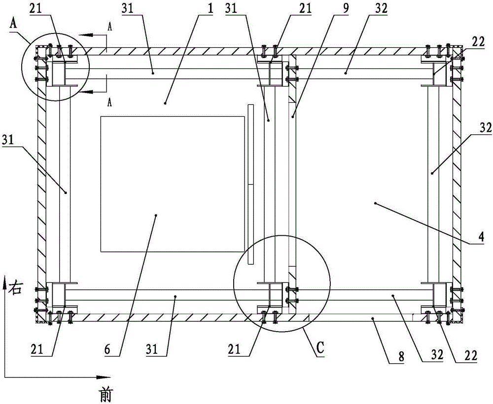 Elevator applied to local high-temperature environment