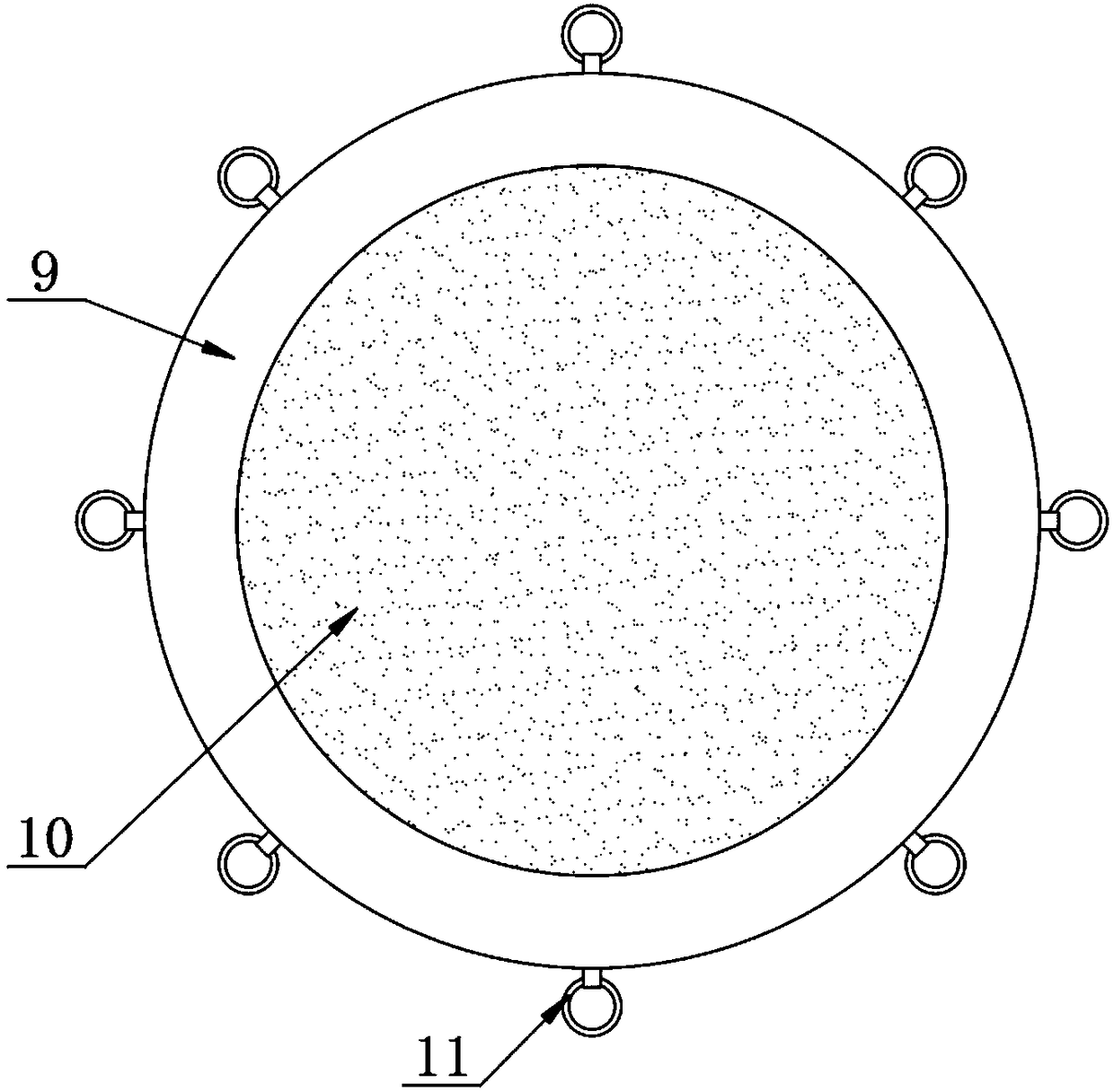 Filtering device and method of health-care liquor production system