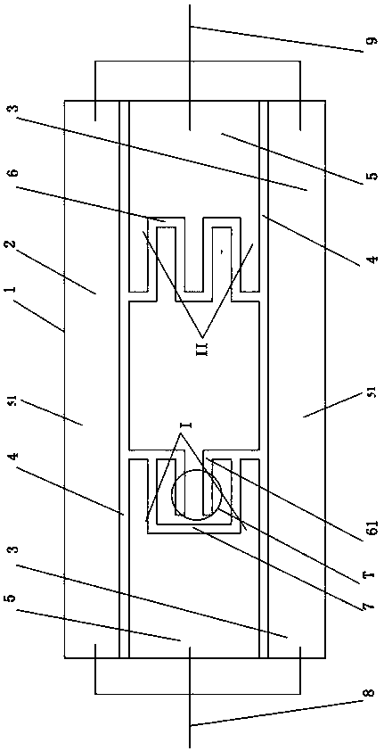 Broadband dielectric constant measuring device