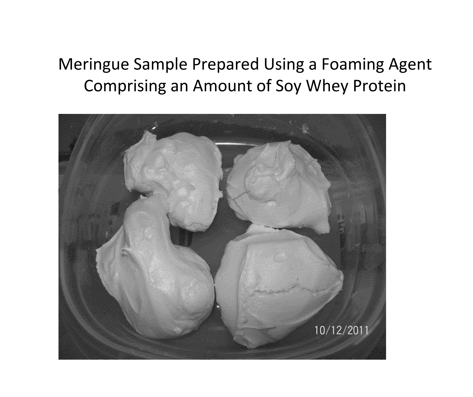 Foaming agent for use in food compositions