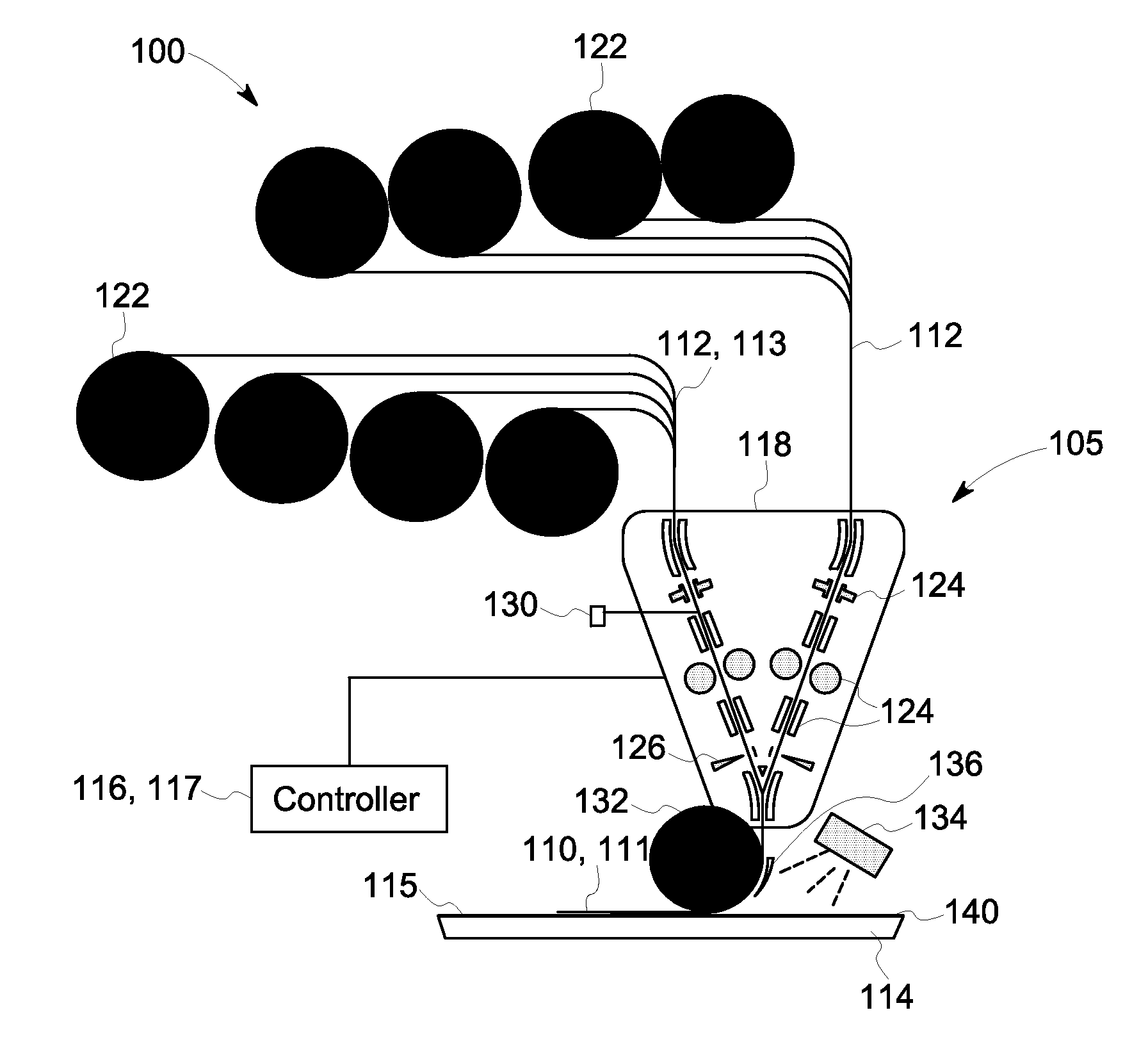 System and method for controlling at least one variable during layup of a composite part using automated fiber placement