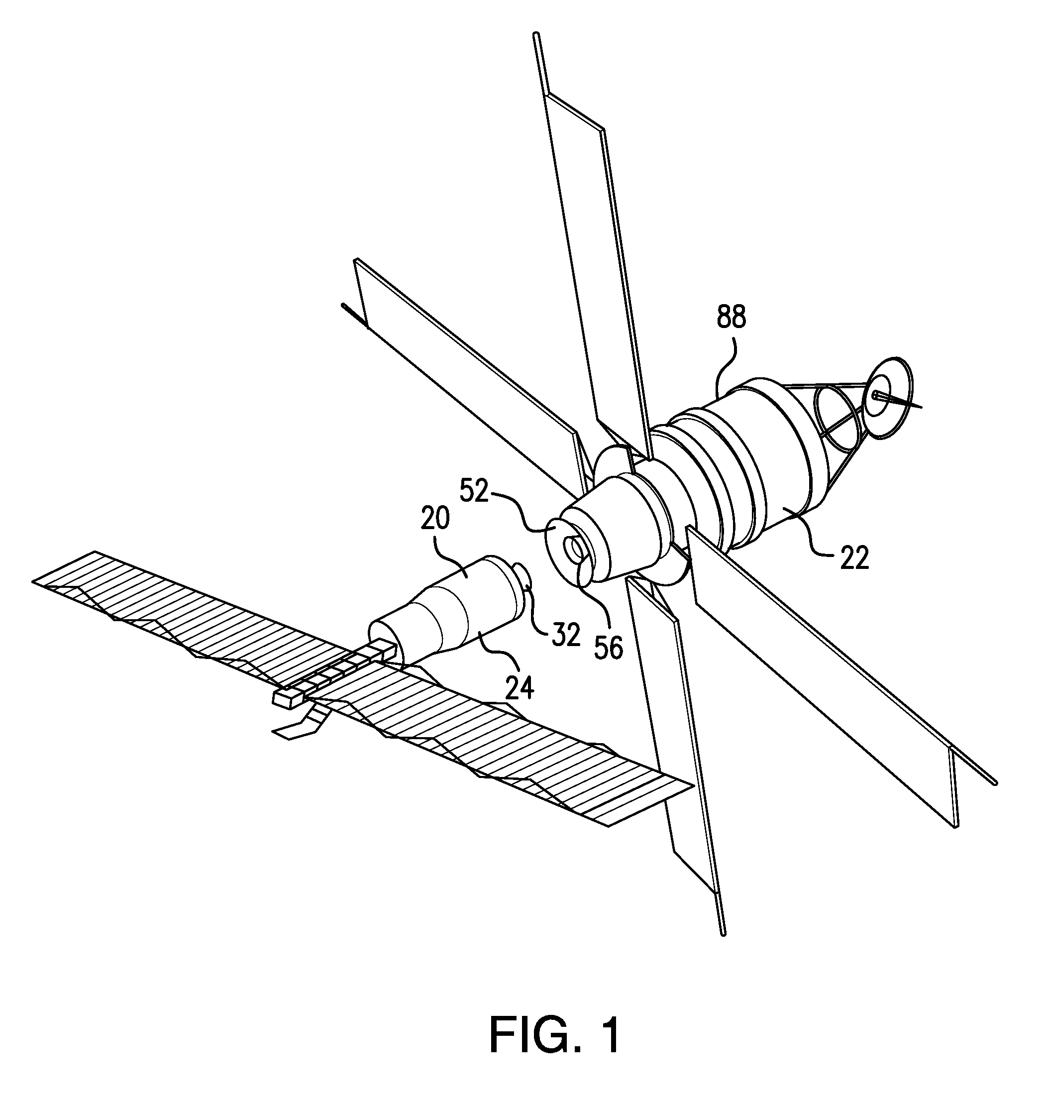 Interface assembly for space vehicles