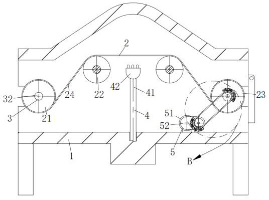 A drying device for fabric production and processing