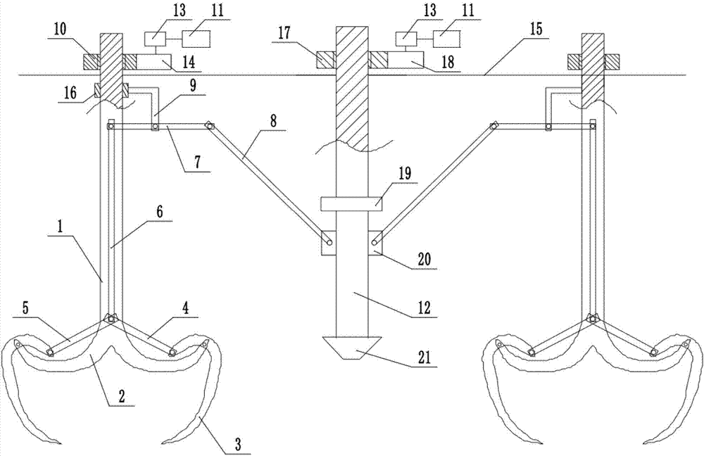 Position fixed device for engineering vehicle in construction process