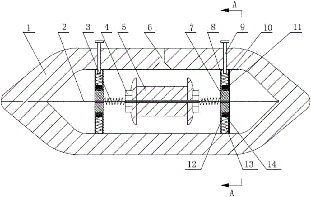 Loom shuttle with weft yarn tension controllers