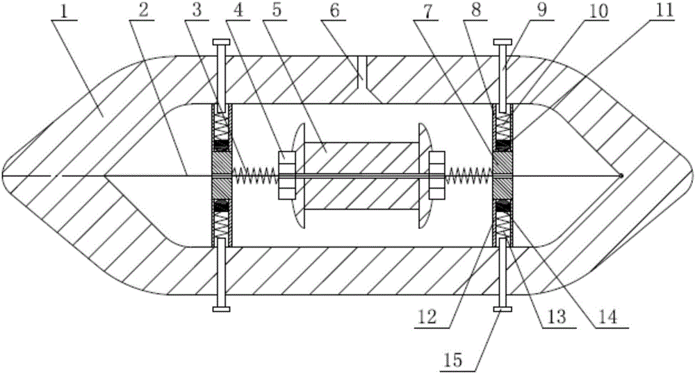 Loom shuttle with weft yarn tension controllers