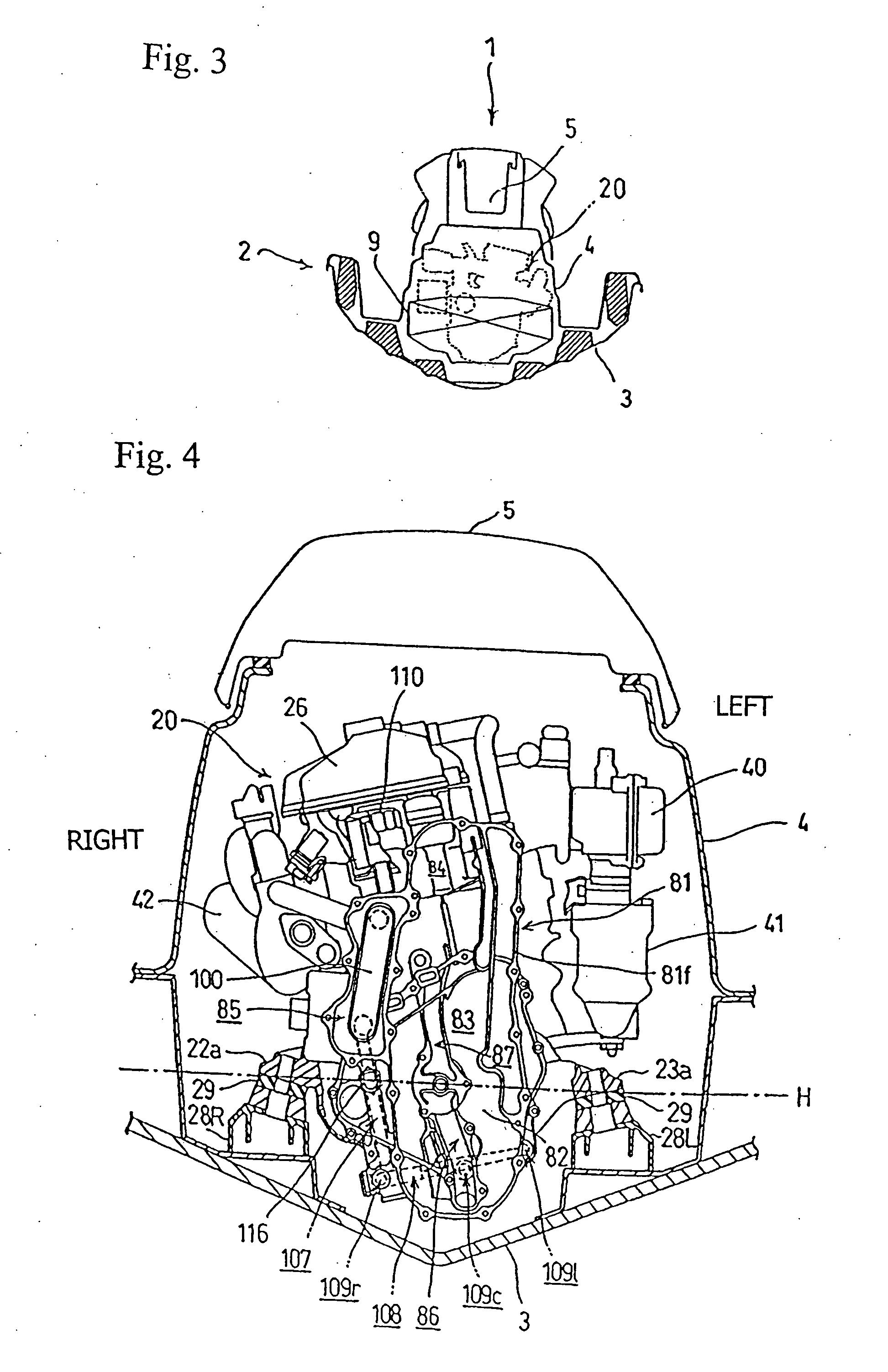 Internal combustion engine having an improved oil cooling structure, and personal watercraft incorporating same