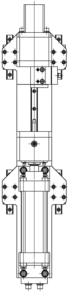 Rear axle lining press-fitting machine