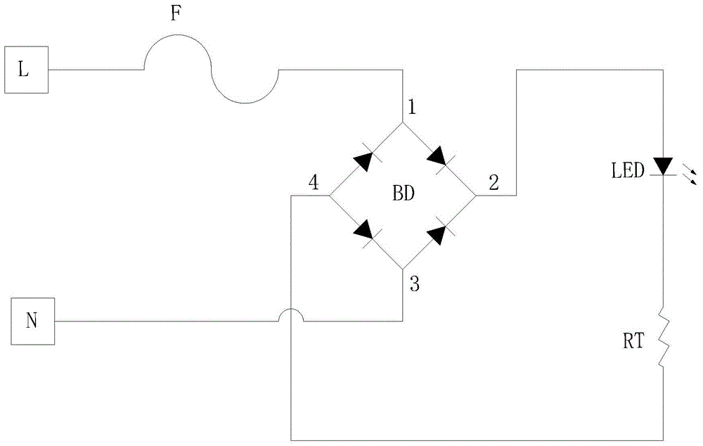 Driving circuit of LED (light-emitting diode) lamp as well as lighting equipment