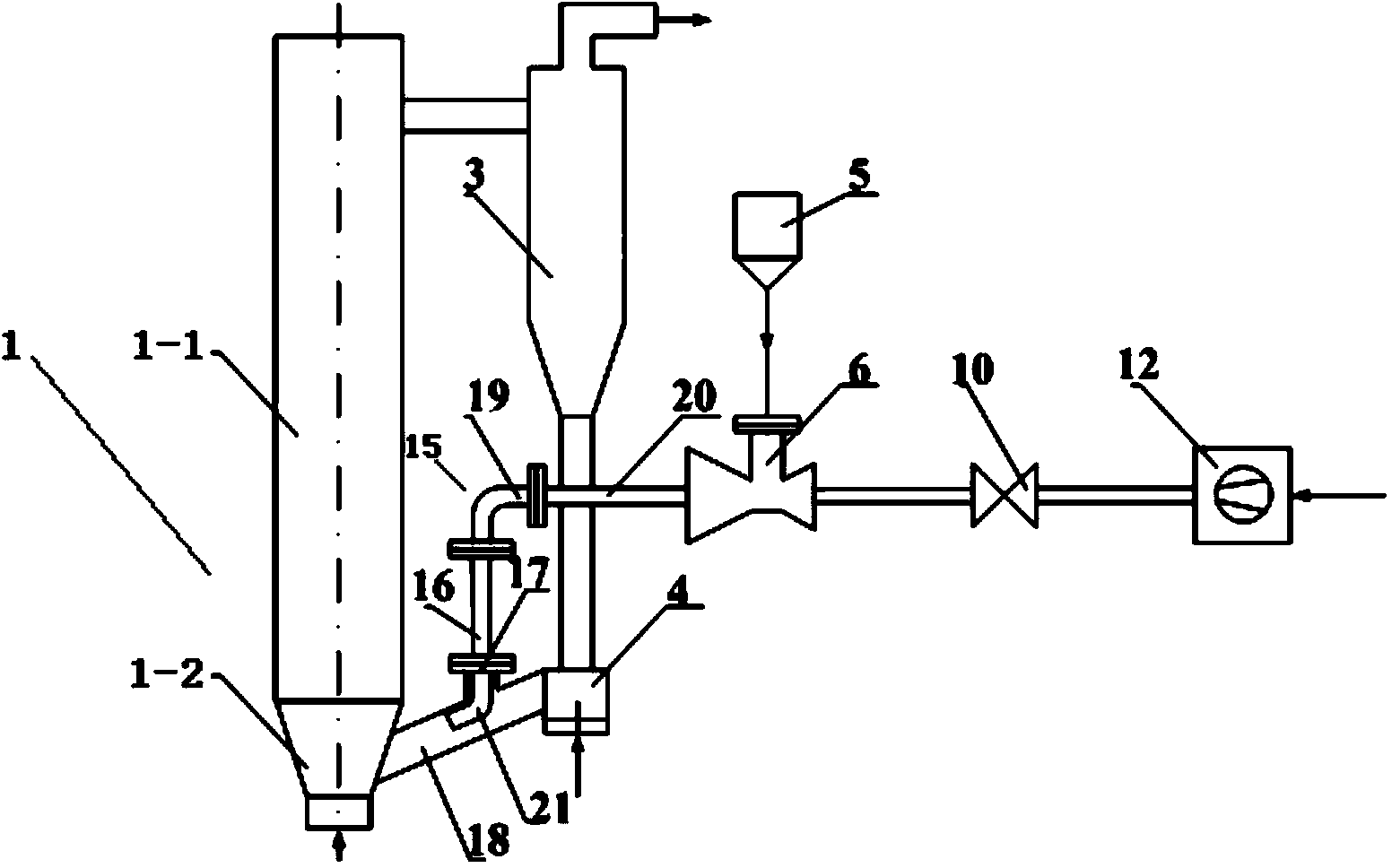 Combustion device of gasified carbocoal type nonflammable fine-grained fuel and combustion method with same