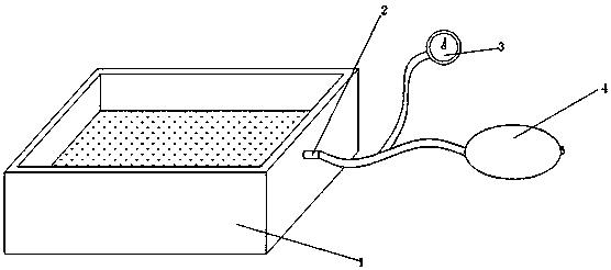 Automobile roof air channel air-tightness detection device