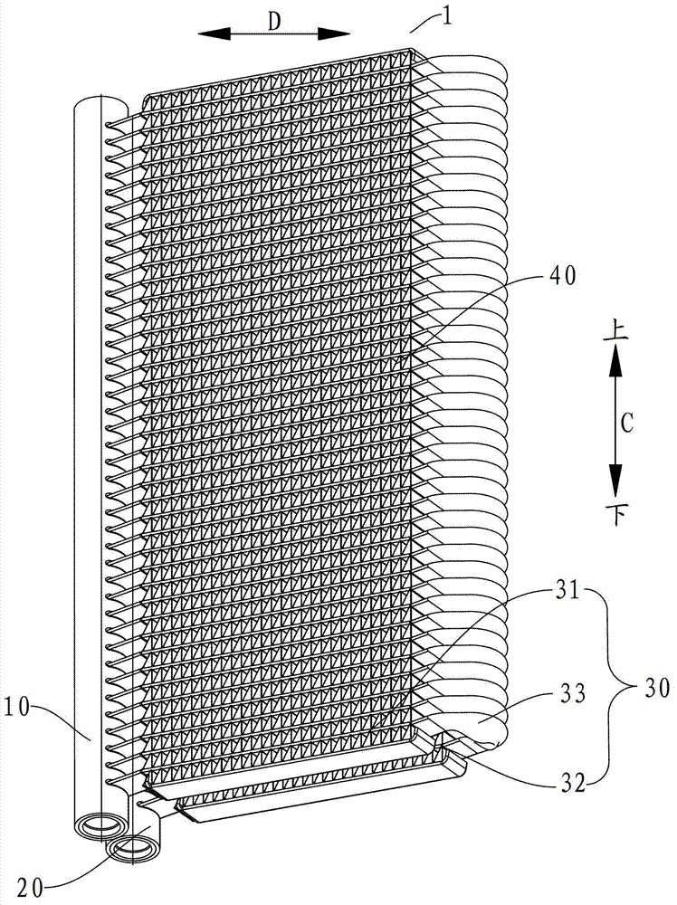 Bending type heat exchanger