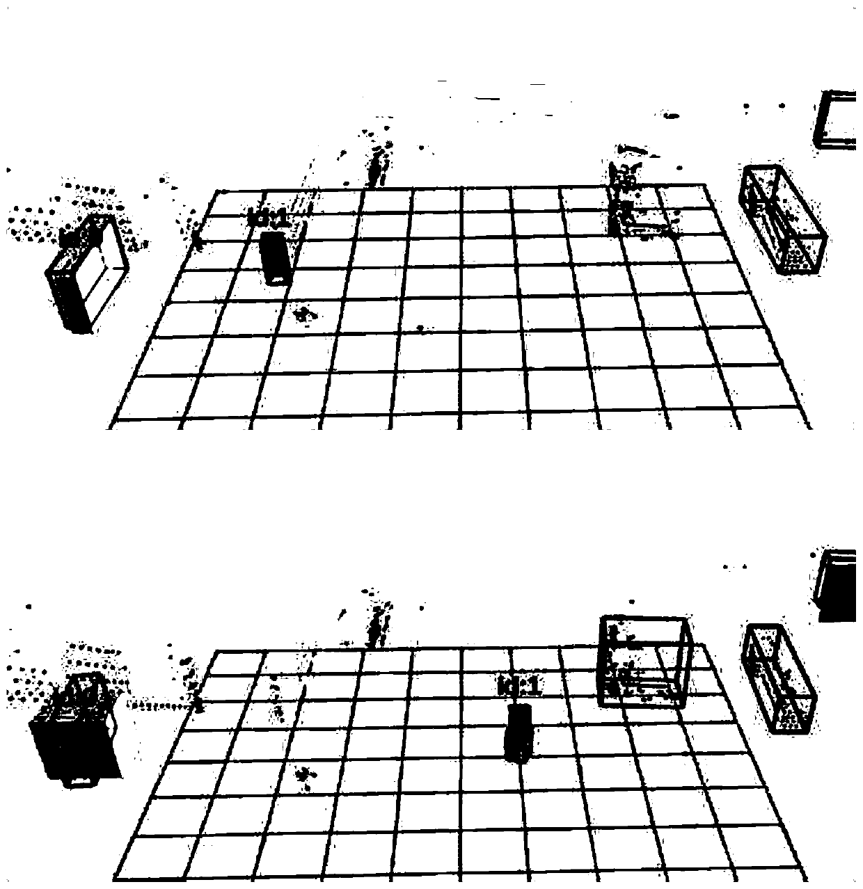 Target detection and tracking method and device for three-dimensional point cloud data