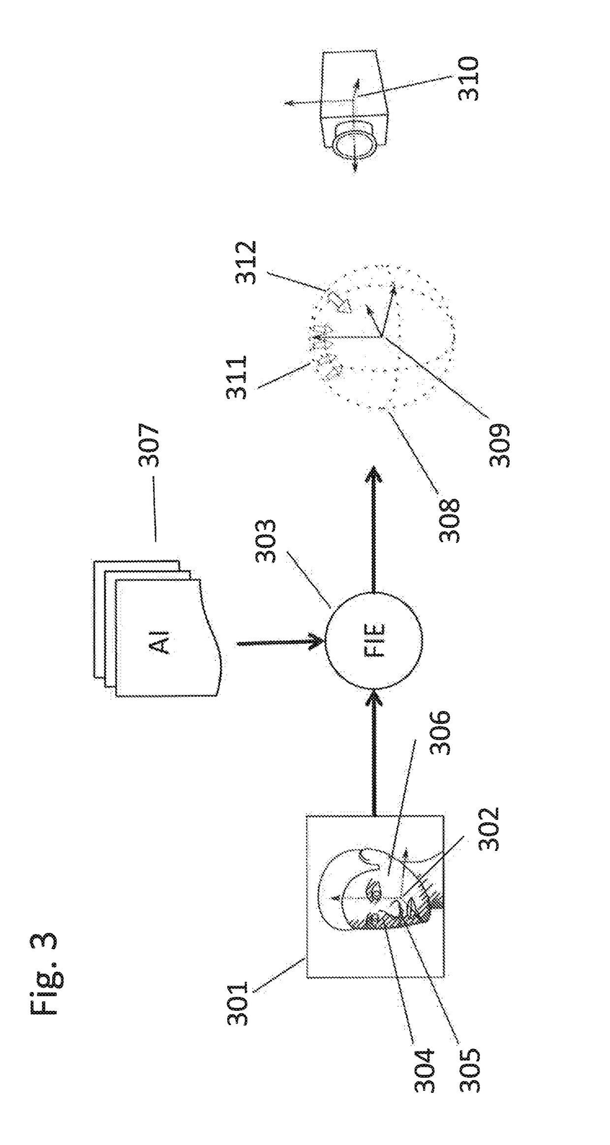 Method and system for representing a virtual object in a view of a real environment