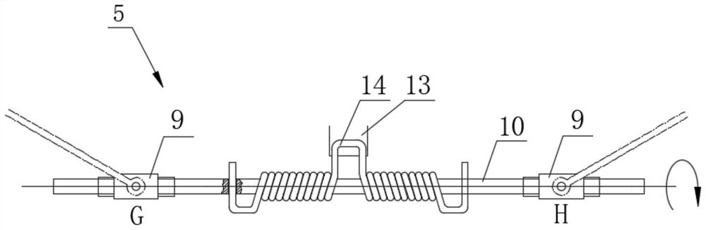 A brake mechanism for detachable saddle of deep-sea carrier platform