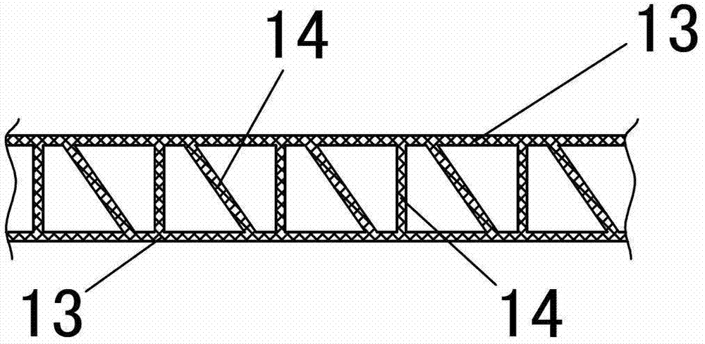 Skirt board edge-banding structure of skirt board edge-banding machine