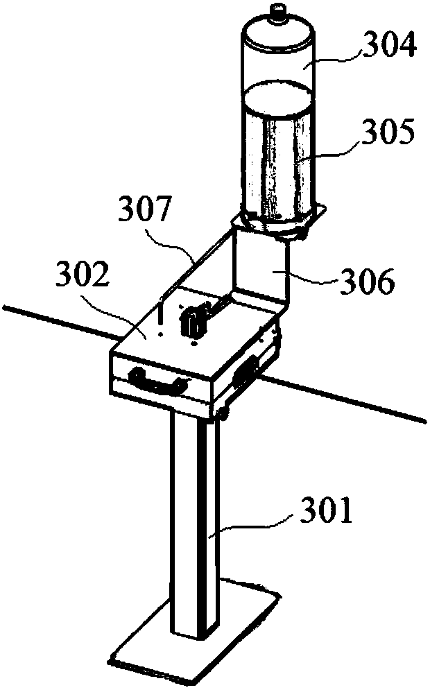 Rewinding mechanism for processing surface markings of optical fiber cable